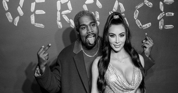 Foto: Kim y Kanye, familia numerosa. (Getty)