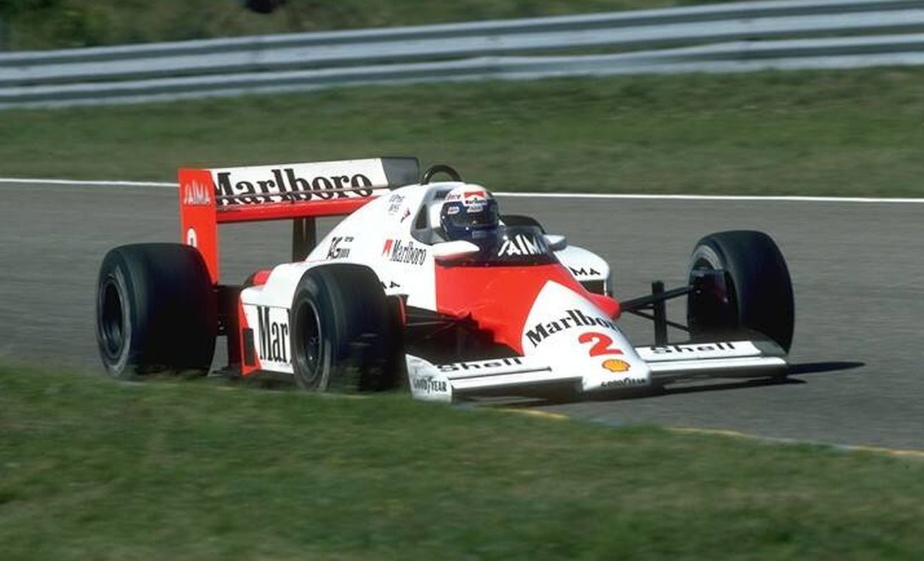 Prost es otro piloto que forjó su leyenda al ganar en 1986 con un coche inferior al resto. (Goodyear)