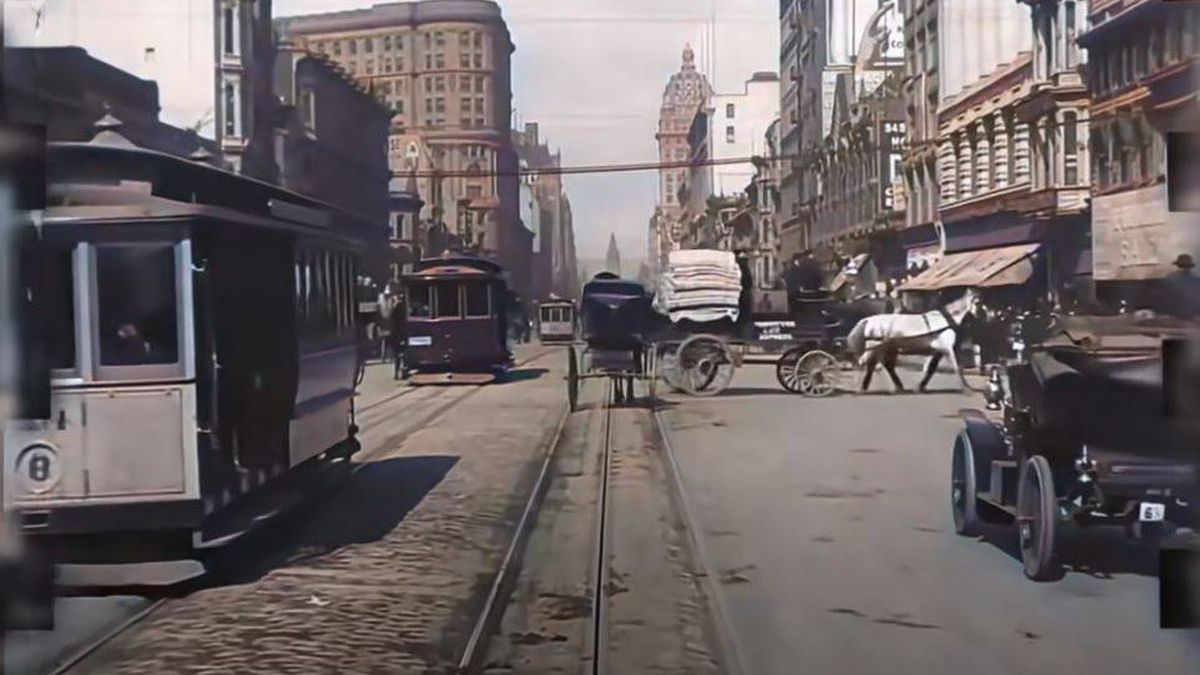 Disfruta de un increíble paseo en 4K por San Francisco días antes del terremoto de 1906