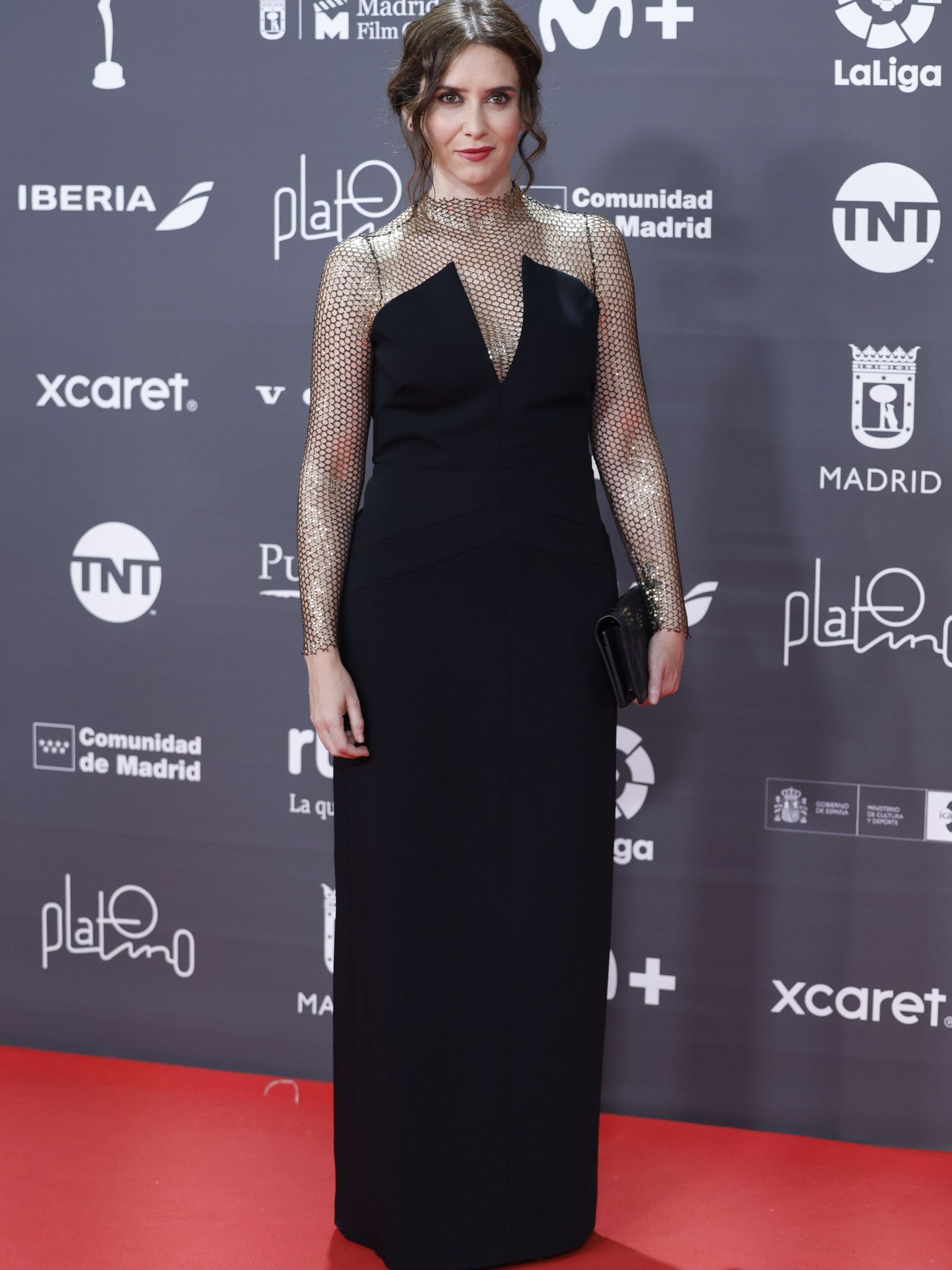 Isabel Díaz Ayuso en los Premios Platino de este año. (EFE/Daniel González)