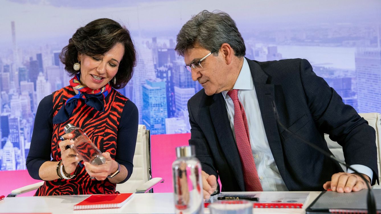 Foto: Ana Botín, presidenta de Santander, y José Antonio Álvarez, consejero delegado. (EFE/Rodrigo Jiménez)