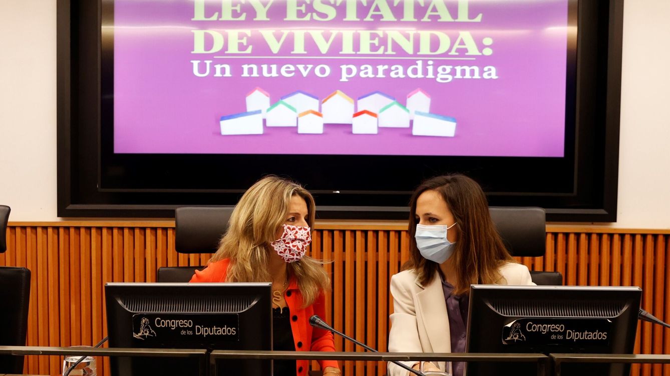 Yolanda Díaz y Alberto Garzón enfrían la crisis abierta por la querella contra Batet