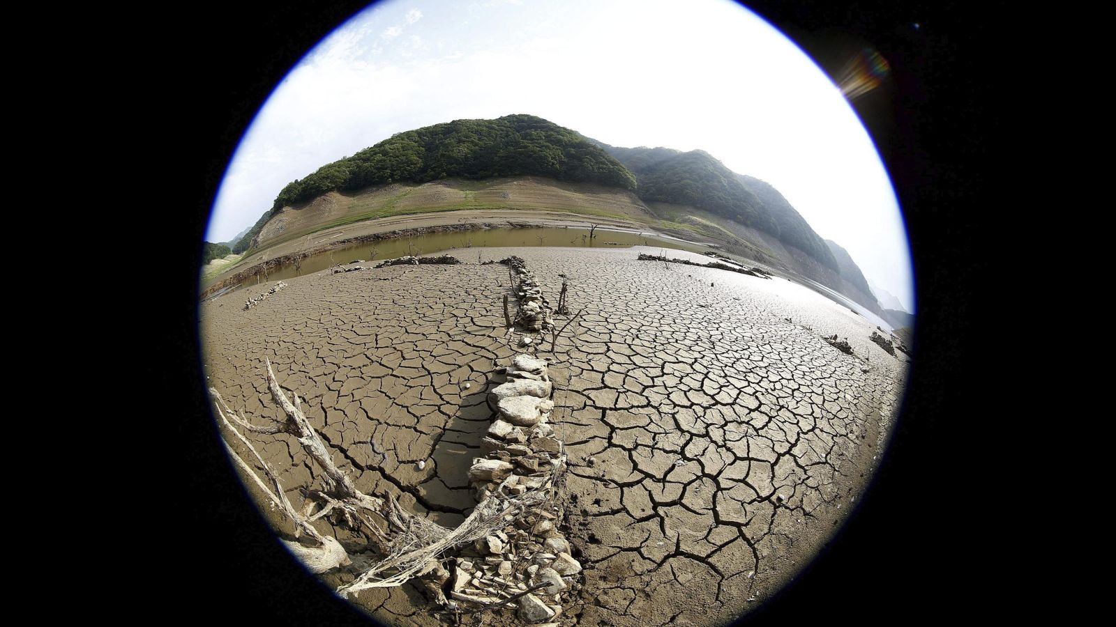 Foto: Severa sequía en Corea del Sur atribuida al cambio climático. (EFE)