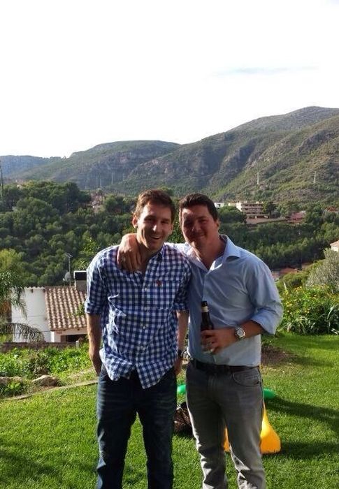 Foto: Messi con su hermano Rodrigo colgada en su perfil de Macy.