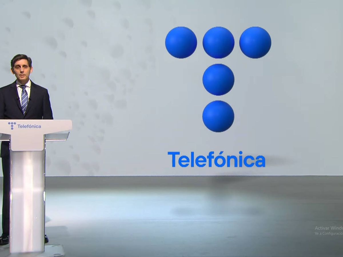 Foto: Captura de la emisión de la junta de accionistas de Telefónica. 