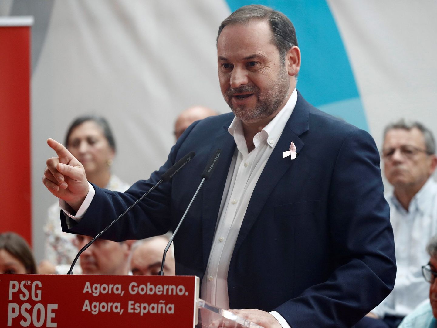 El secretario de Organización del PSOE y ministro de Fomento en funciones, José Luis Ábalos. (EFE)