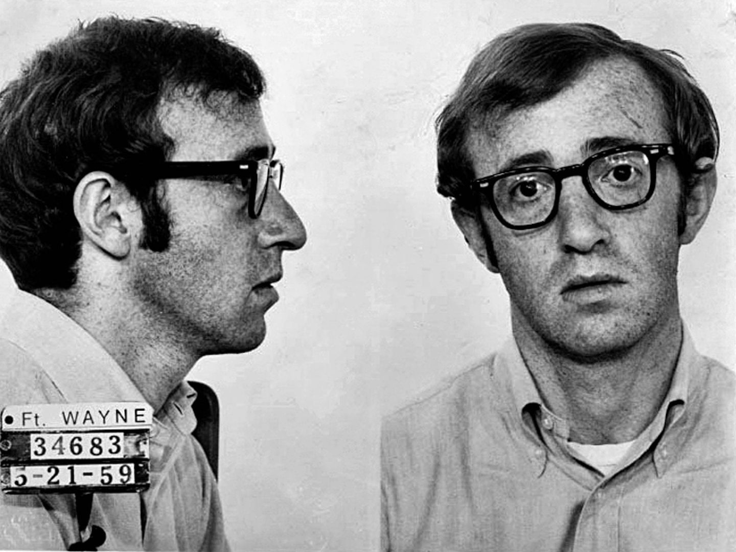Woody Allen, en un fotograma de 'Toma el dinero y corre' (1969).