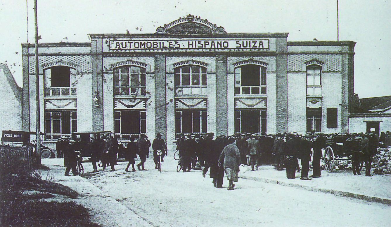 La primera fábrica de Hispano-Suiza
