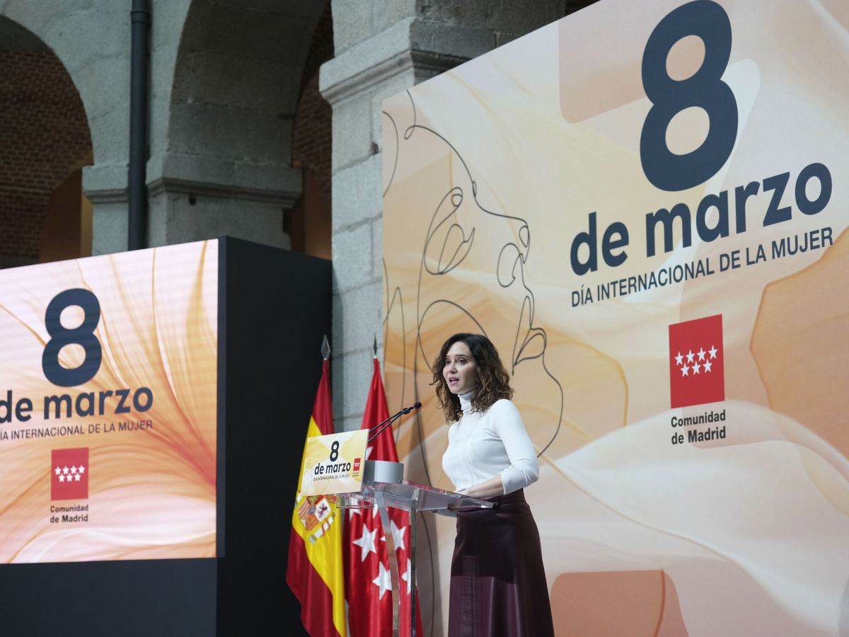 Foto: La presidenta de la Comunidad de Madrid, Isabel Díaz Ayuso. (EFE/Borja Sanchez-Trillo)