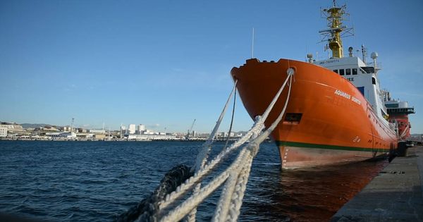 Foto: El barco Aquarius, obligado a dejar de operar en el Mediterráneo (Foto: Ikram N'gadi - MSF) 