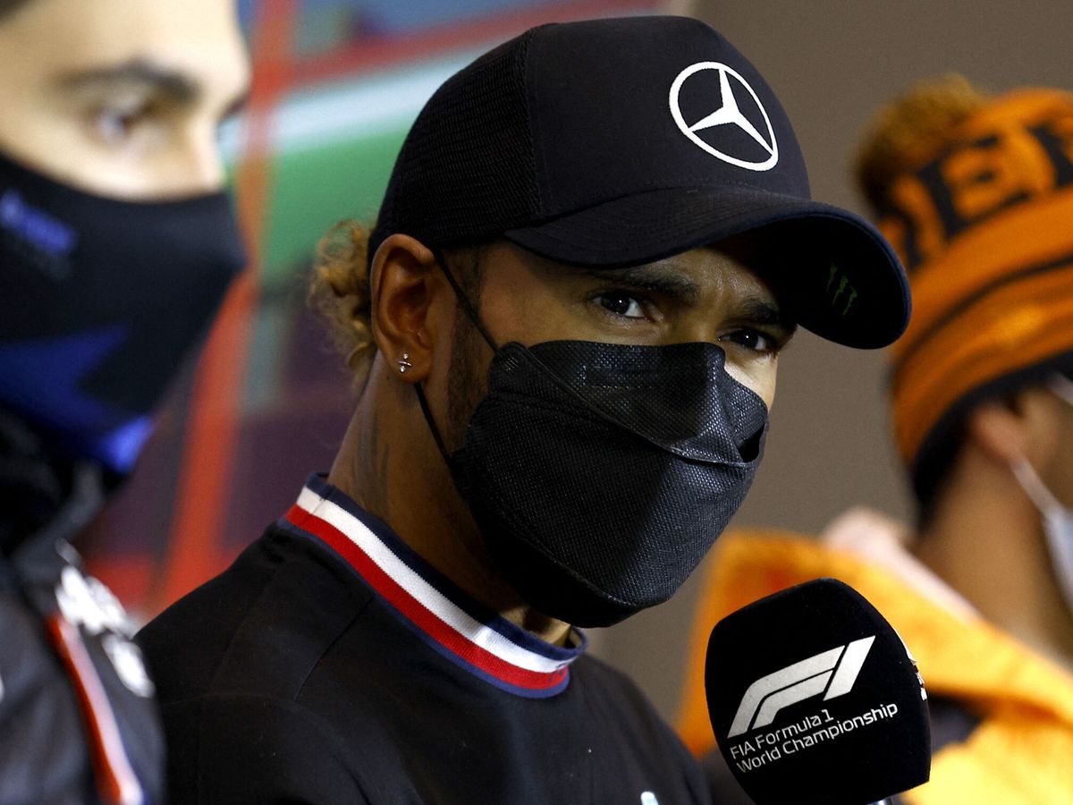 Foto: Lewis Hamilton, en el GP de Imola. (Reuters/Gigulielmo Mangiapane)