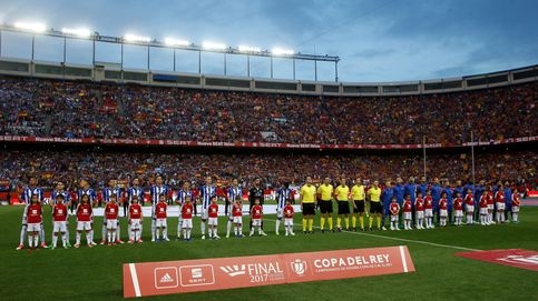 La Copa culé menos celebrada dejó más de 6.000 huecos en el adiós al Calderón