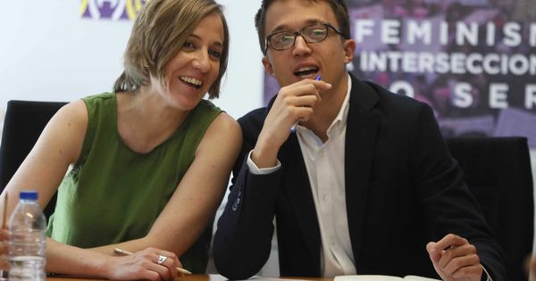 Foto: Tania Sánchez junto a Íñigo Errejón en una foto de archivo de 2018. (EFE)