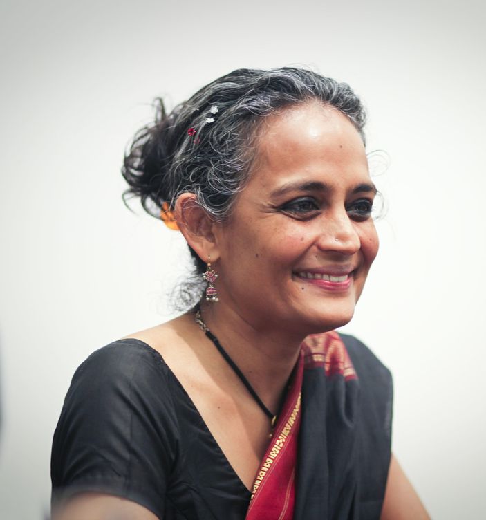 La escritora india Arundhati Roy.