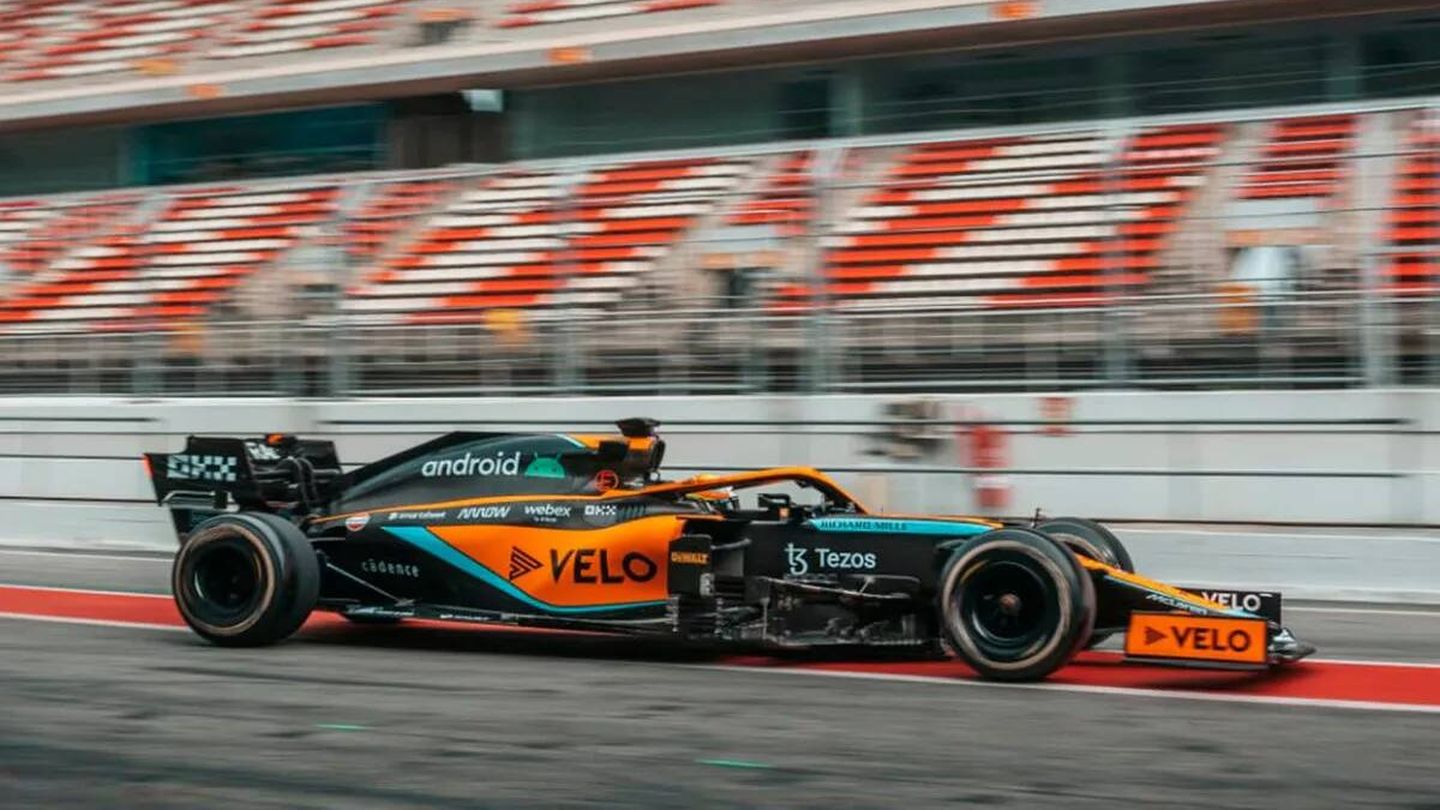 Palou probando el McLaren en Montmeló. (Monaco Increase Management)
