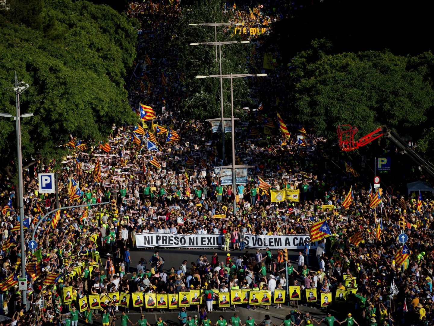 Manifestación en Barcelona. (EFE)