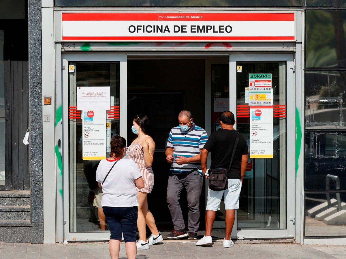 Foto: Oficina de empleo en Madrid. (EFE/Juan Carlos Hidalgo)