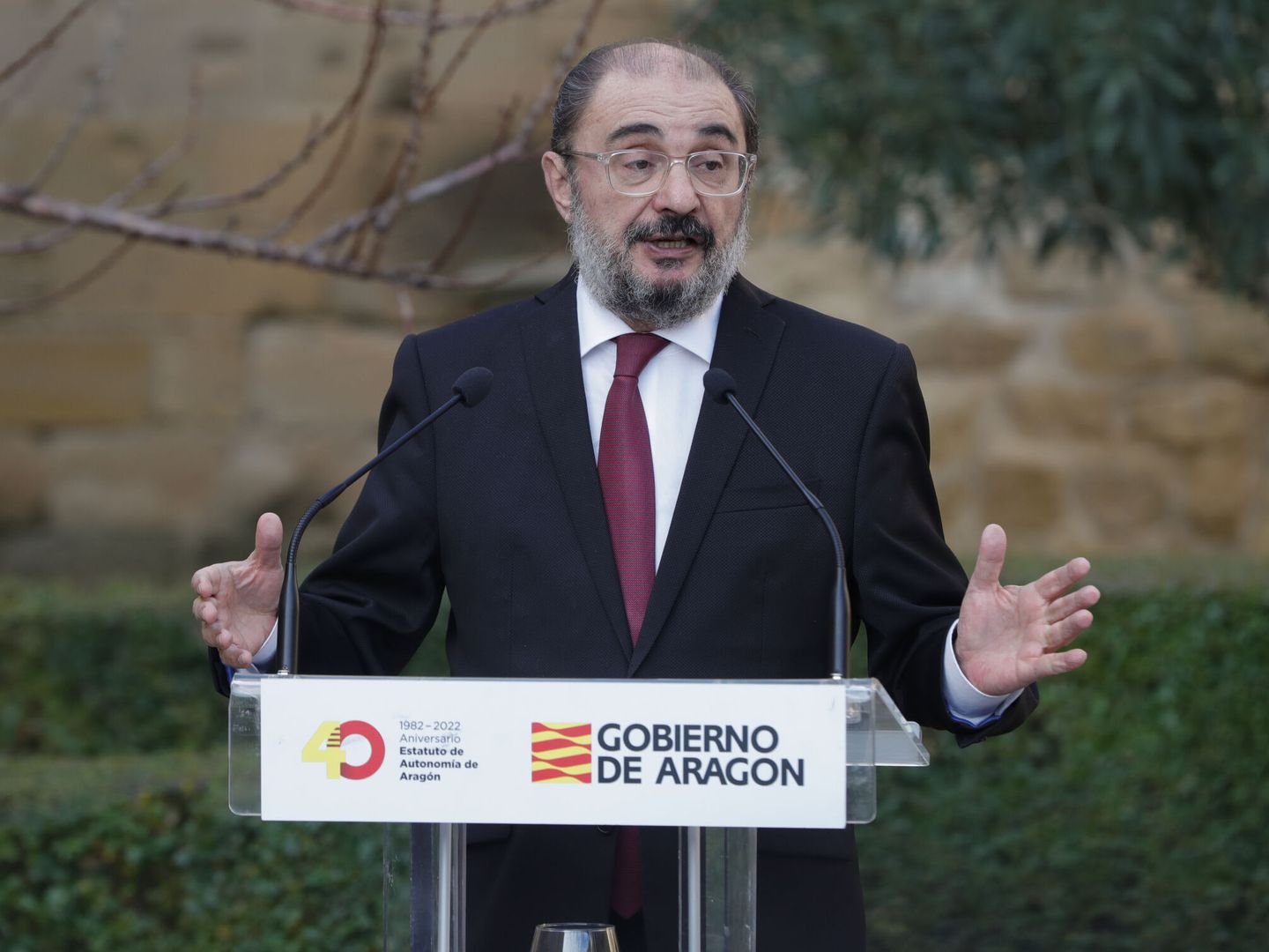 El presidente de Aragón, Javier Lambán. (EFE/Javier Cebollada)