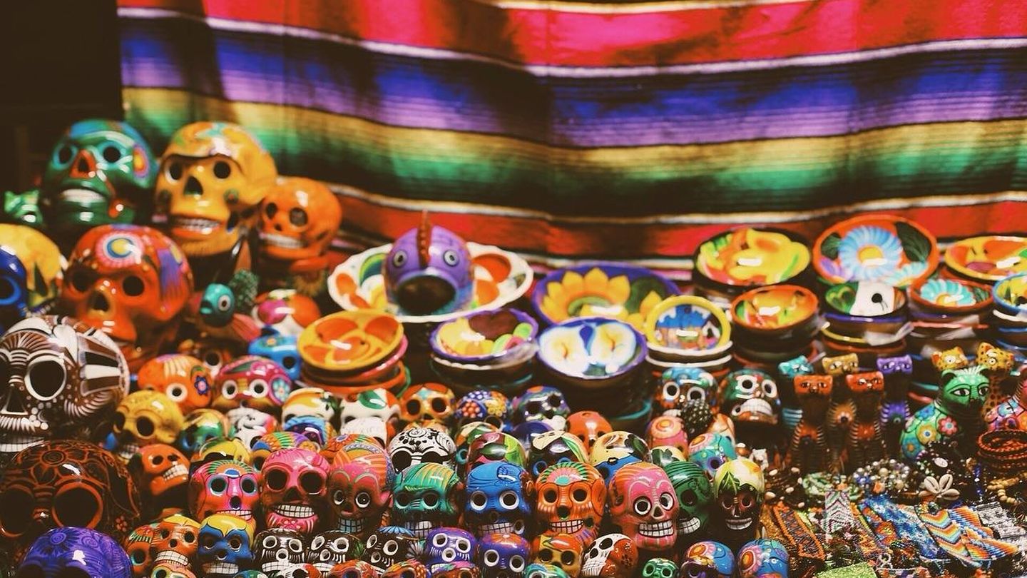 Calavera, símbolo del Día de Difuntos en México.