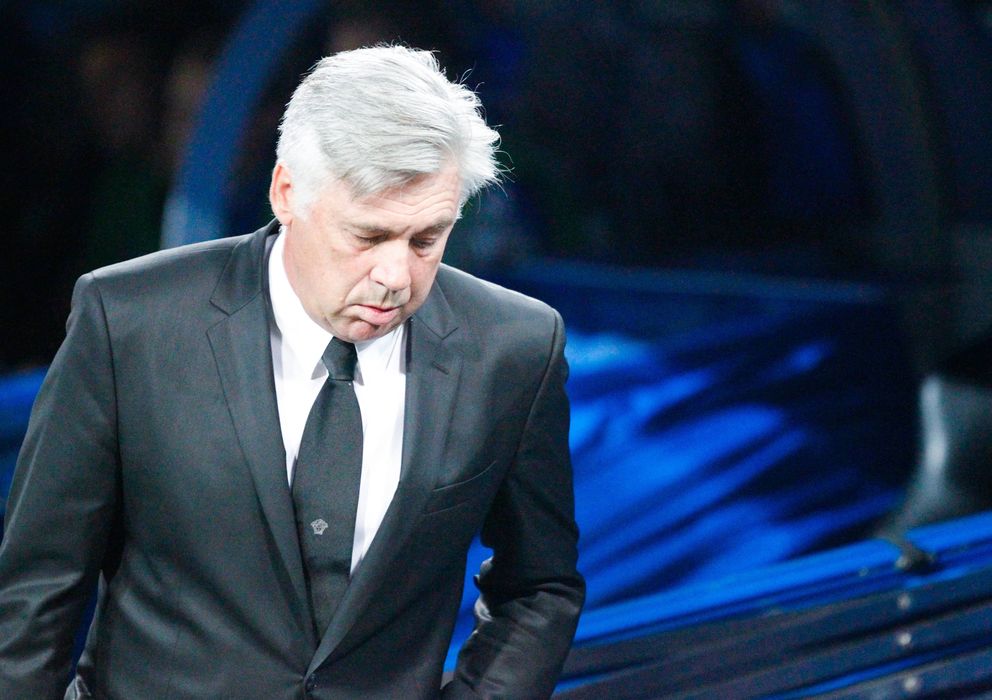 Foto: Carlo Ancelotti en el Bernabéu (Cordon Press).