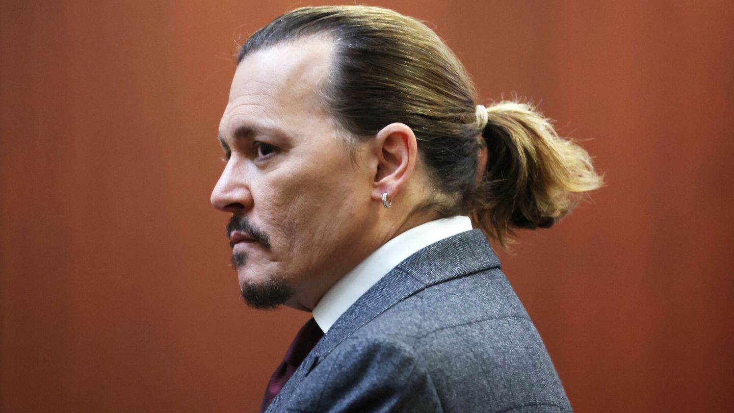 Johnny Depp en el juicio. (EFE)
