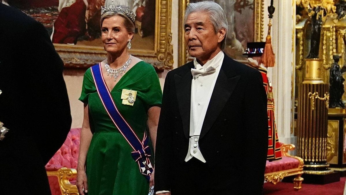 El error de protocolo de Sophie de Edimburgo en la cena de gala con los emperadores de Japón en Buckingham