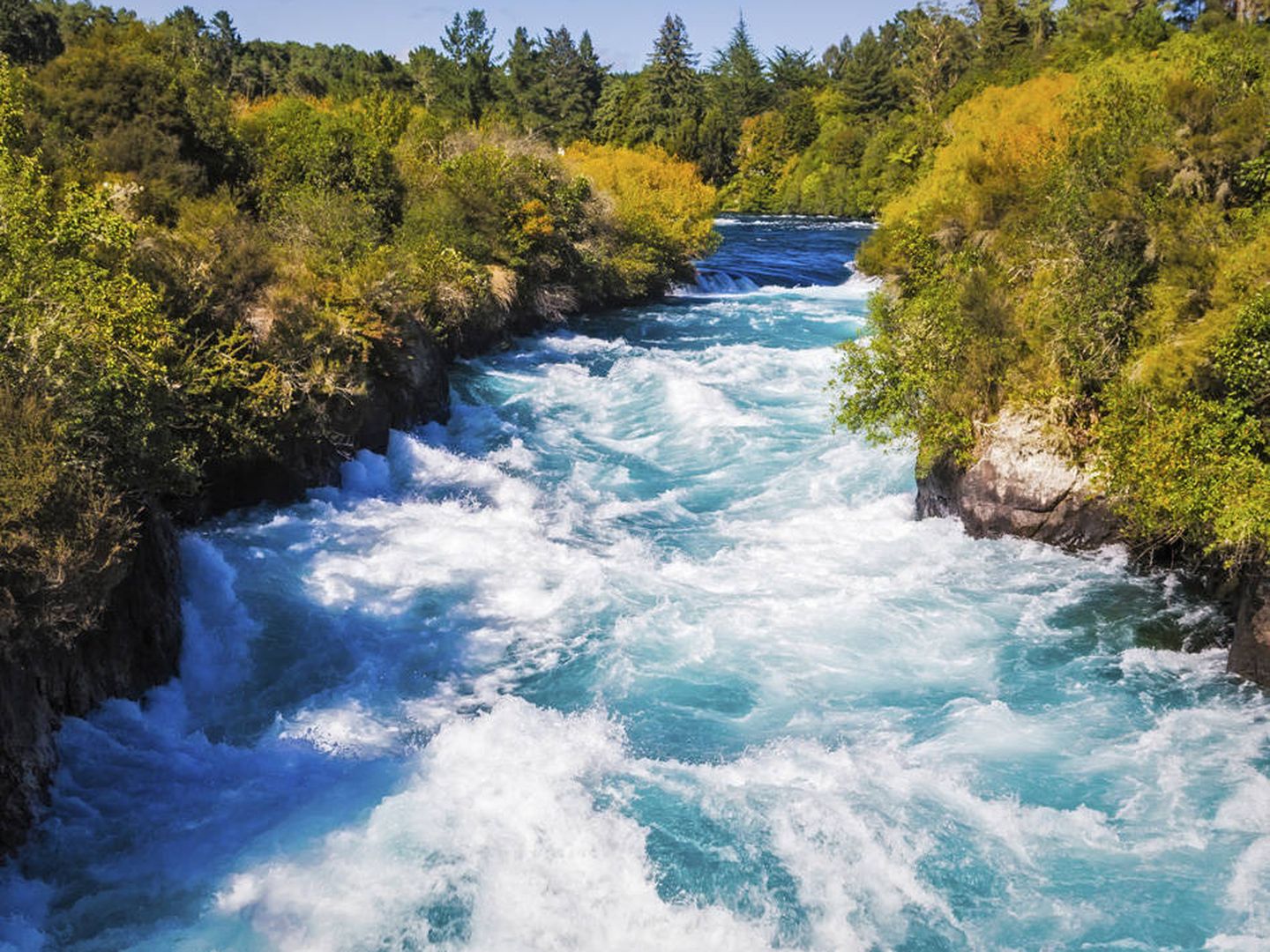 Huka Falls del río Waikato