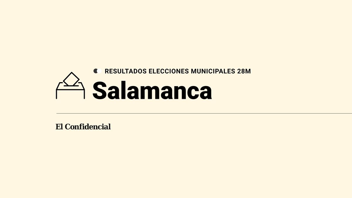 Resultados y escrutinio de las elecciones municipales y autonómicas del 28M en Salamanca: última hora en directo