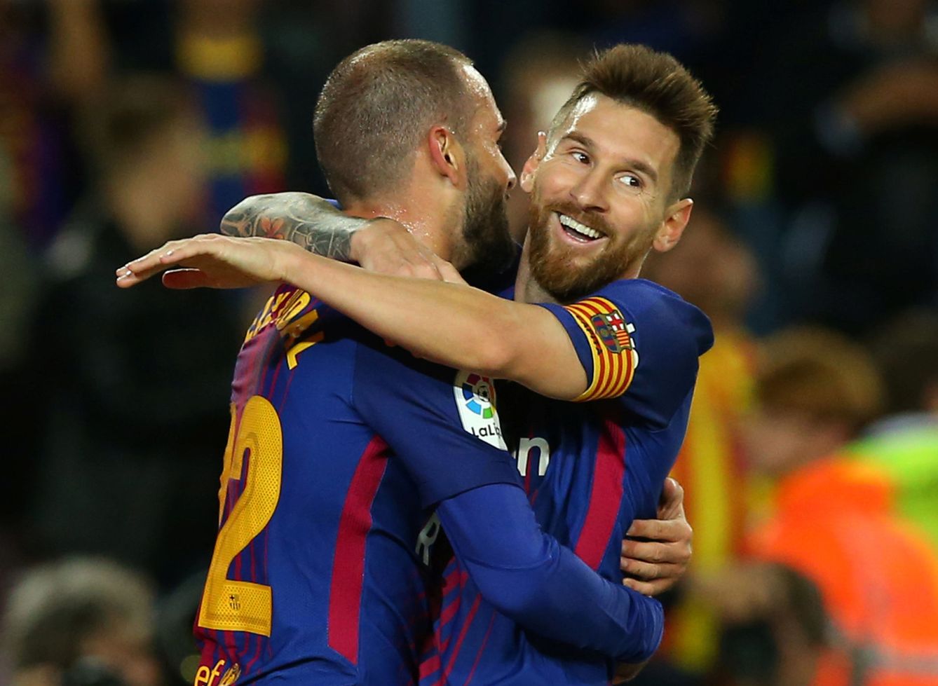 Messi hizo póker ante el Eibar. (Reuters)
