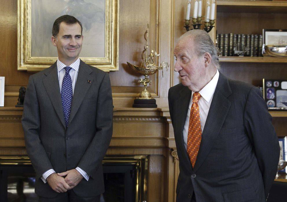 Foto: El rey Juan Carlos y el príncipe Felipe. (EFE)