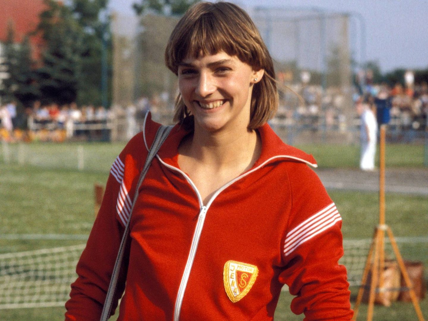 Una joven Heike Drechsler en 1982, antes de cumplir los 18 años. (Imago)