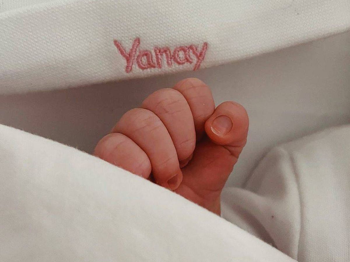 Foto: Yanay, bebé de Edurne y De Gea. (Instagram)