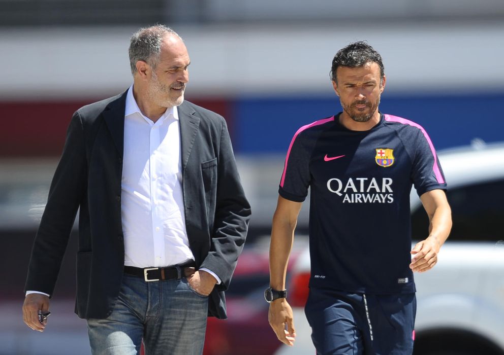 Foto: Luis Enrique ya ejerce como entrenador del Barcelona.
