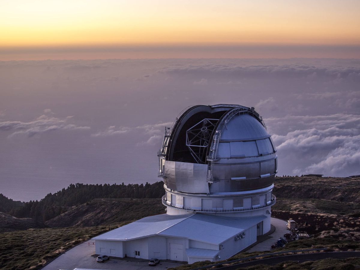 Foto: Gran Telescopio Canarias. (Daniel López/IAC)