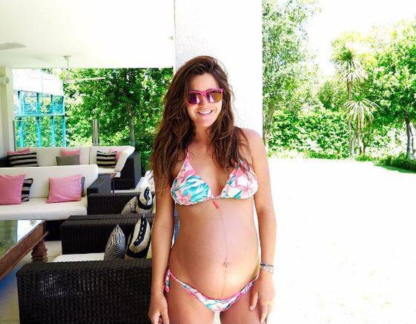 Malena Costa días antes de dar a luz (Instagram)