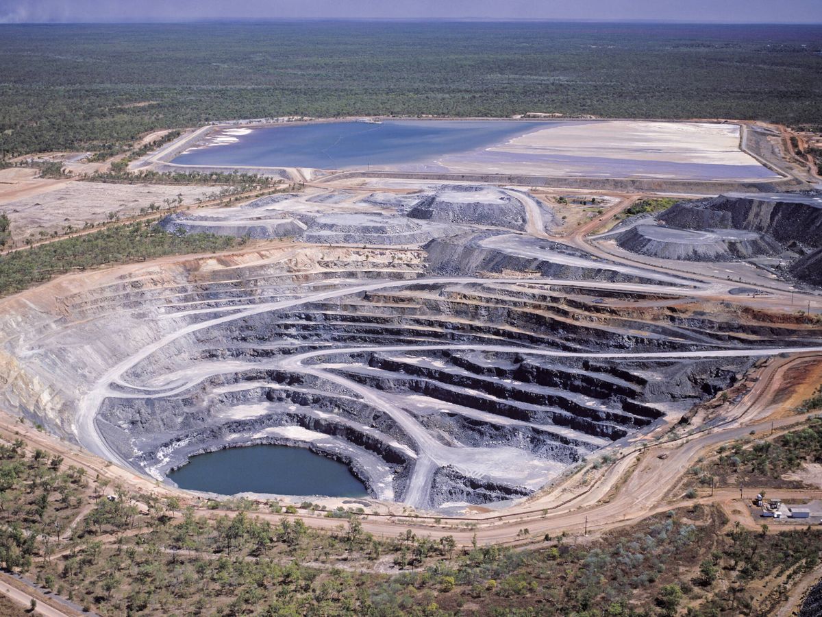 Foto: Mina de uranio en Australia.