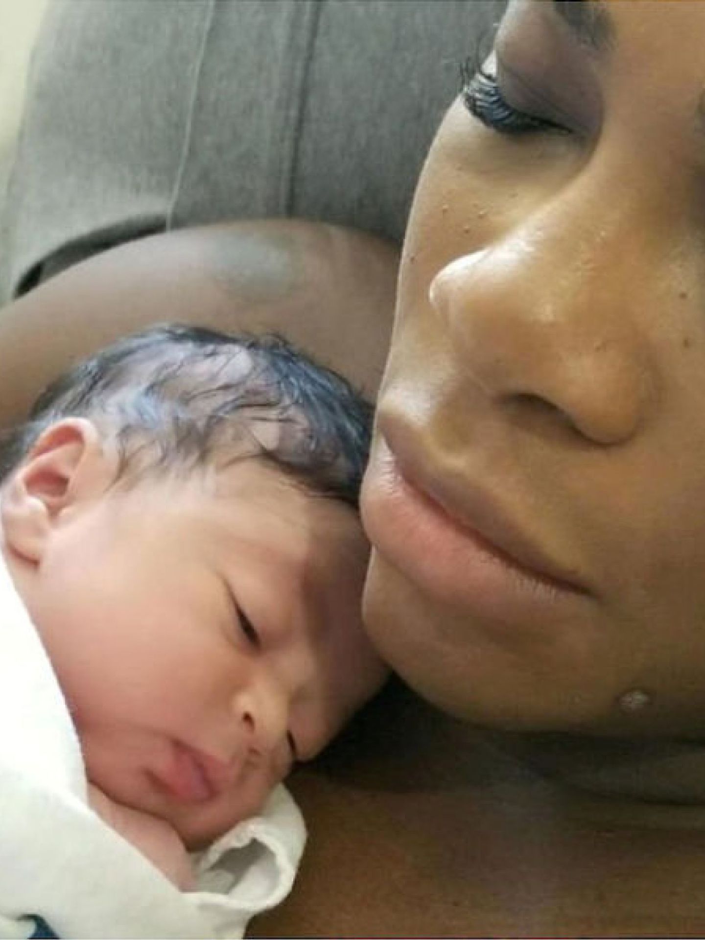 Serena con su hija, Alexis Olympia. (Reuters) 