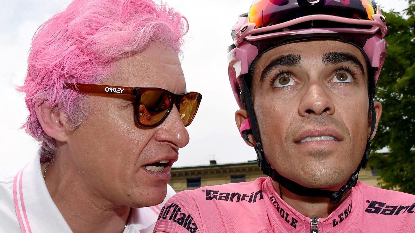 Foto: Alberto Contador junto a Oleg Tinkov, dueño del Tinkov Saxo. (Efe).