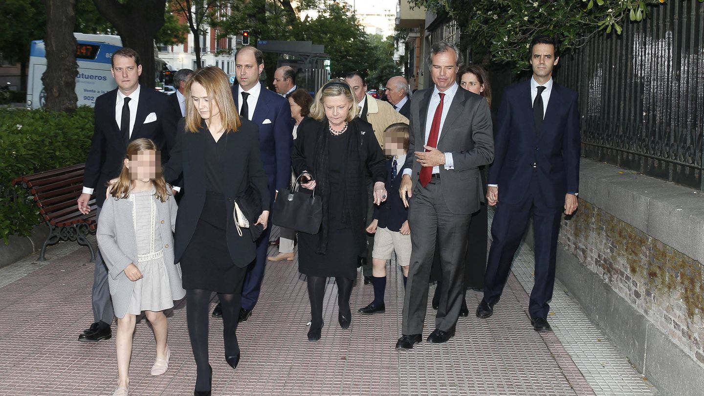 La familia Marichalar asiste al funeral de Luis Ignacio. (Gtres)
