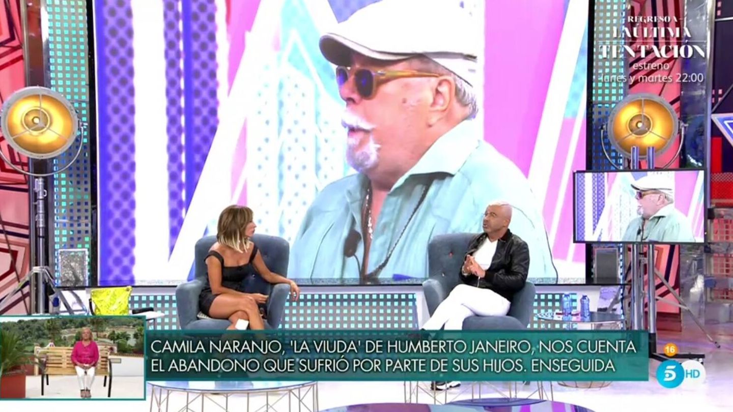 Jorge Javier hablando sobre Arévalo. (Telecinco).