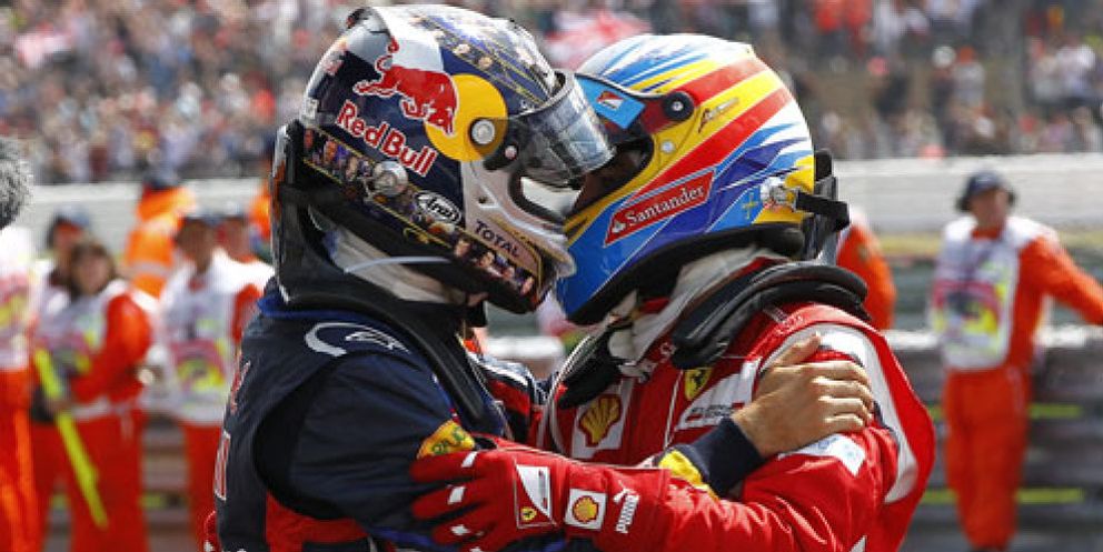 Foto: Vettel: "Ferrari nos ha vencido en la carrera y en evolución del coche"