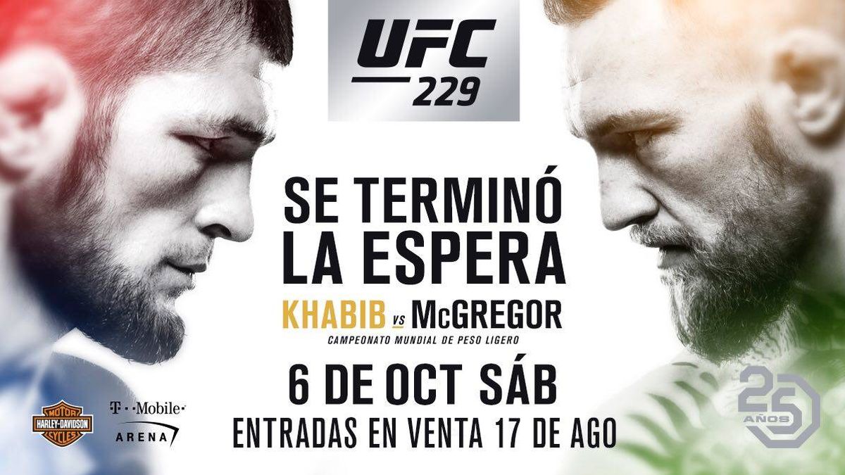 McGregor vs Khabib: horario y dónde ver el combate de la UFC en directo desde España