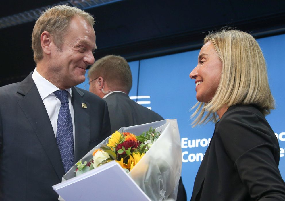 Foto: Tusk y Mogherini afrontarán los retos de la UE (Reuters).