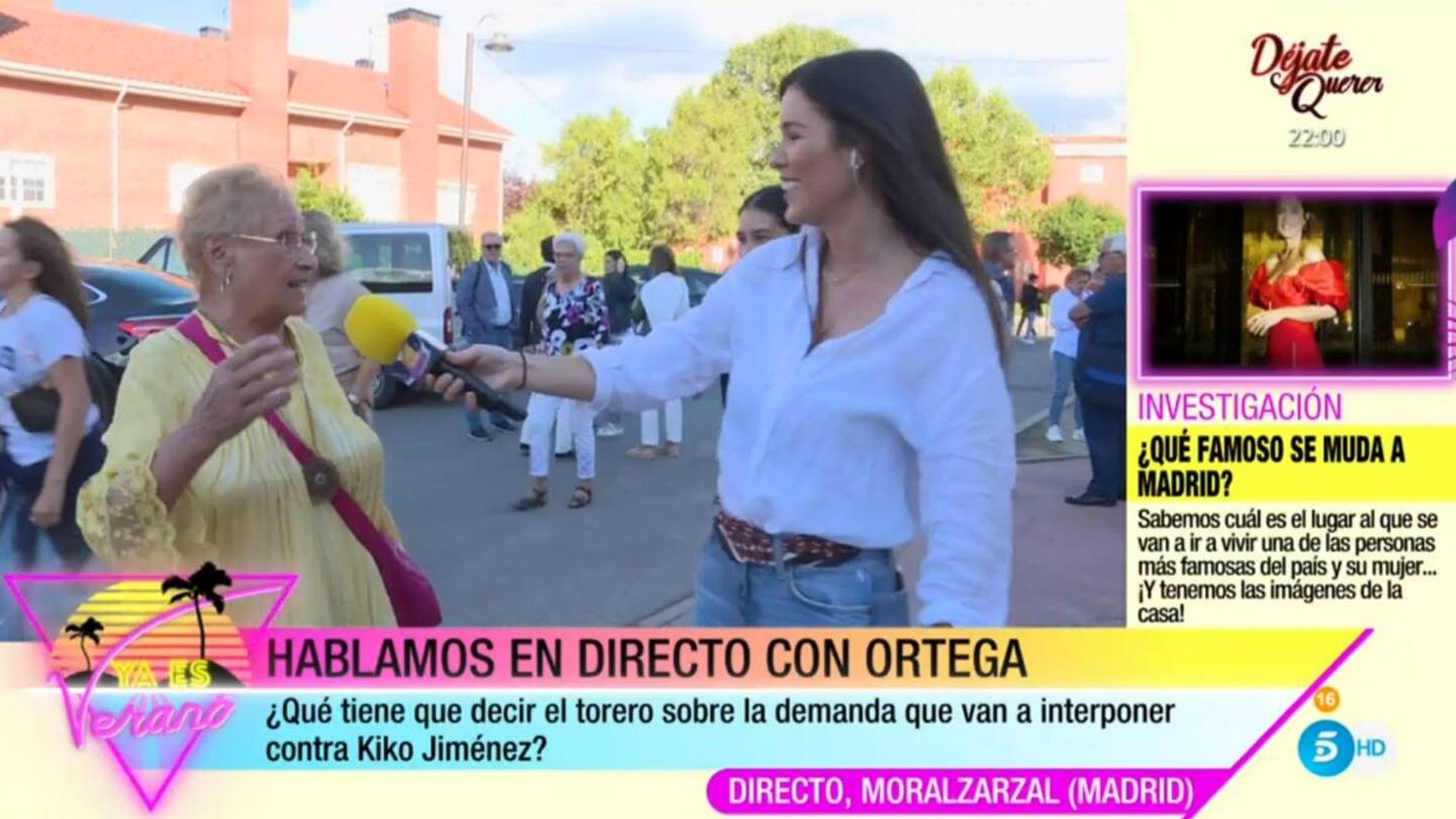 Una fan de Ortega Cano habla con 'Ya es verano'. (Mediaset España)