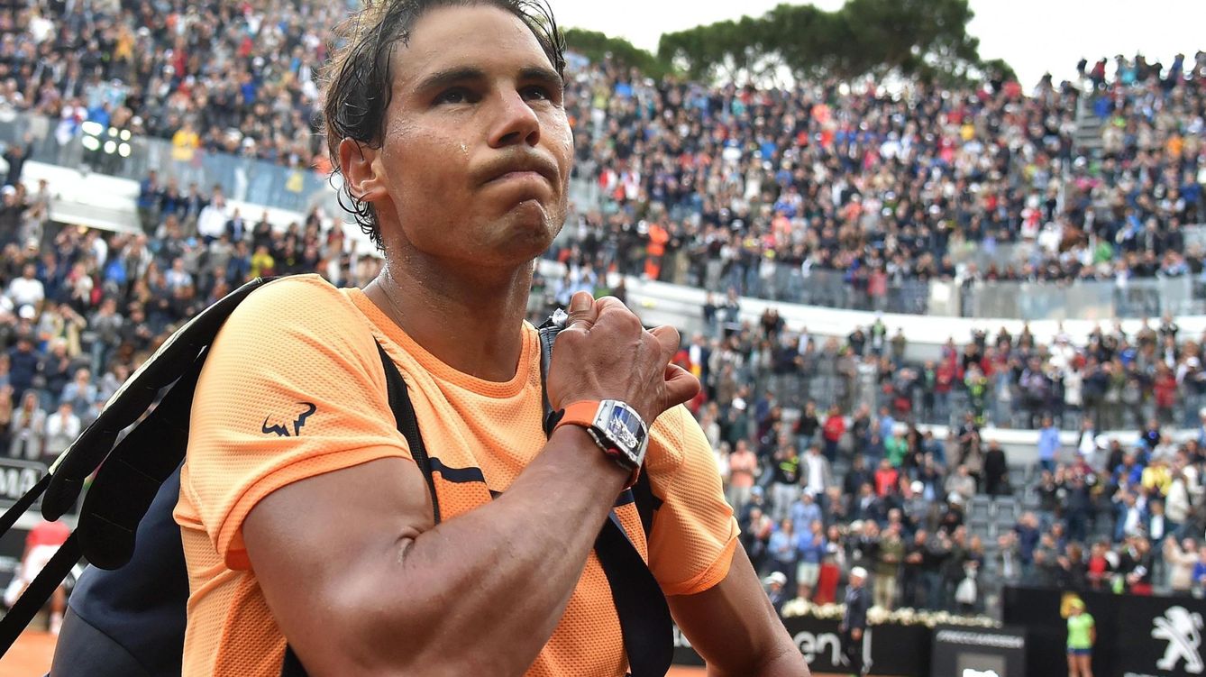 Foto: Rafa Nadal, tras perder contra Djokovic (EFE)