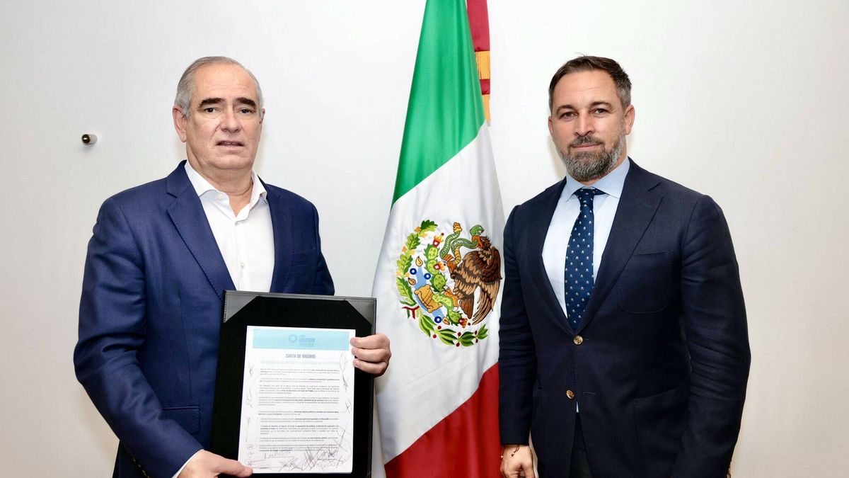 Abascal viaja a México en busca de alianzas y sale escaldado: "Yo con Vox, ni a la esquina"