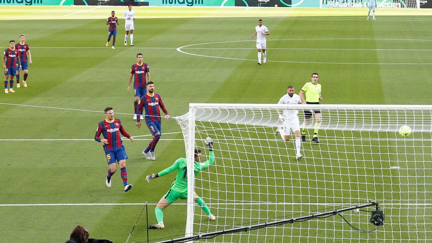 Valverde rompió el empate a cero frente al Barcelona en el Camp Nou. (EFE)