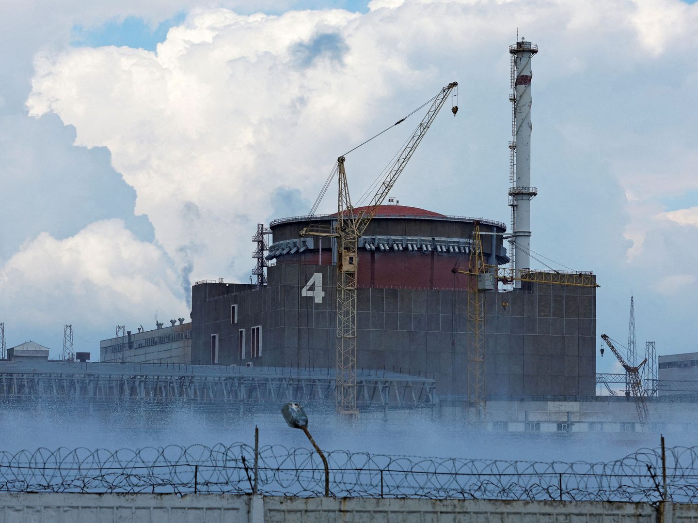 Imagen de la central nuclear de Zaporiyia. (Reuters/Alexander Ermochenko)