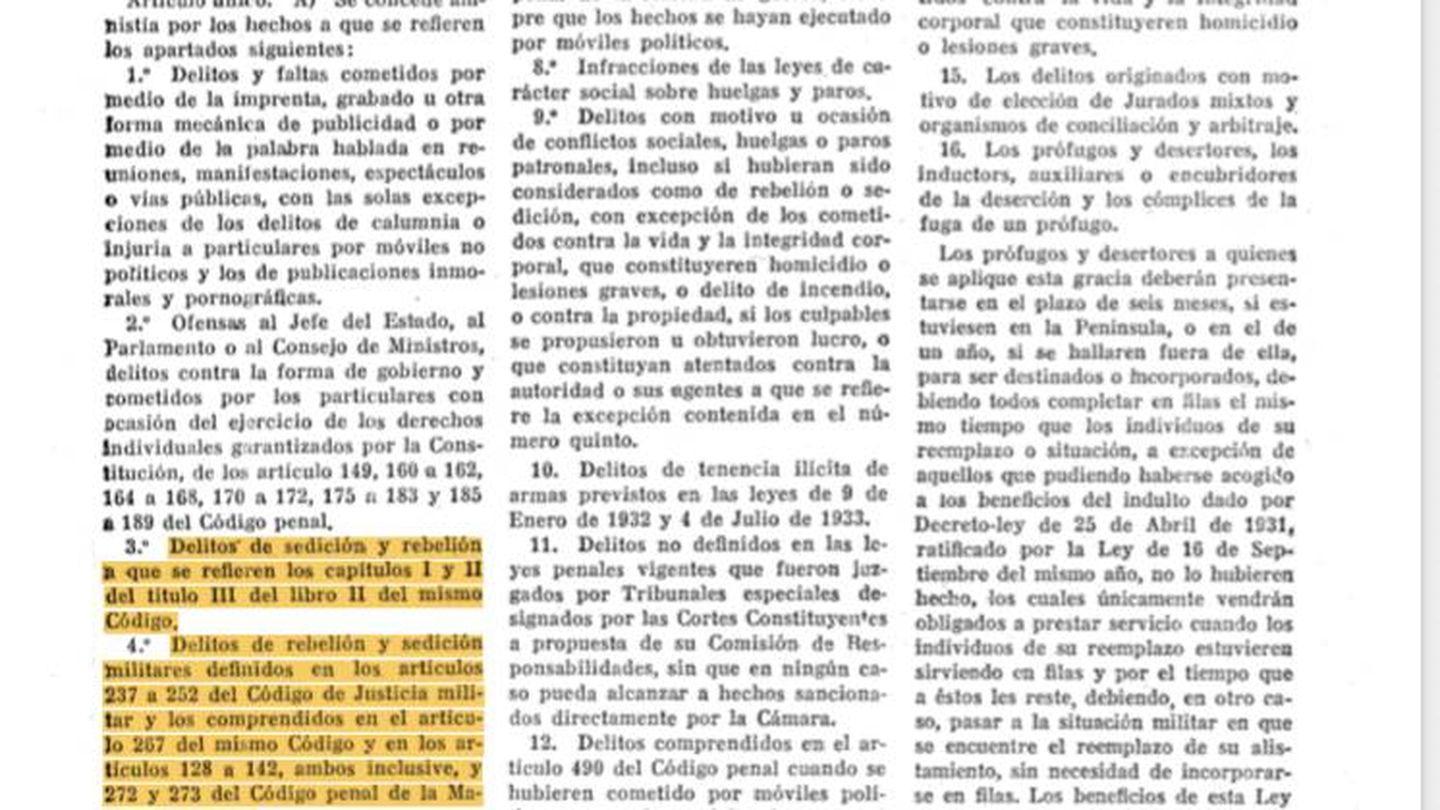 Ley de Amnistía de 1934. Gazeta Histórica
