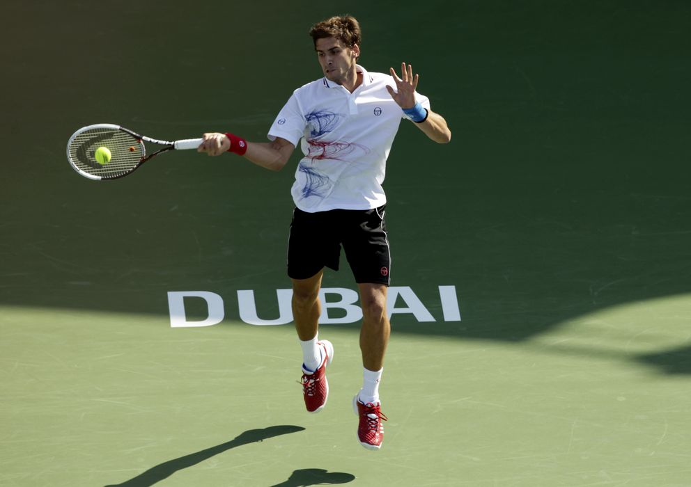 Foto: Marko Djokovic durante uno de sus partidos (Reuters).